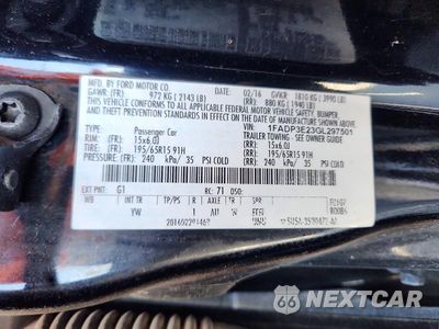 Zdjęcie 13 z 13 samochodu: 2016 FORD FOCUS S VIN:1FADP3E23GL297501 - miniatura