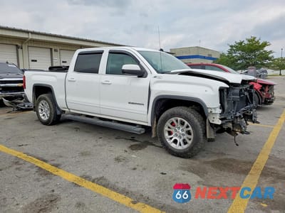 Czwarte zdjęcie samochodu z boku: 2014 GMC SIERRA K1500 SLE VIN:3GTU2UEC2EG129690 - miniatura