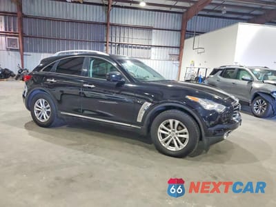 Czwarte zdjęcie samochodu z boku: 2014 INFINITI QX70 BASE VIN:JN8CS1MW8EM411033 - miniatura