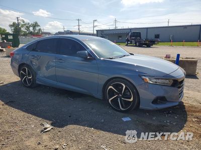 Czwarte zdjęcie samochodu z boku: 2022 HONDA ACCORD SPORT SE VIN:1HGCV1F42NA042171 - miniatura