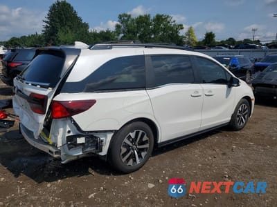 Trzecie zdjęcie samochodu z tyłu: 2025 HONDA ODYSSEY EXL VIN:5FNRL6H66SB088955 - miniatura