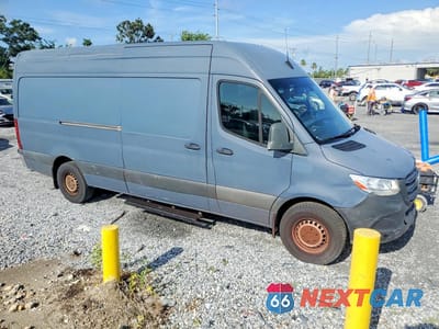 Czwarte zdjęcie samochodu z boku: 2019 MERCEDES-BENZ SPRINTER 2500/3500 DELIVERY VAN VIN:WD4PF1CD4KP147682 - miniatura