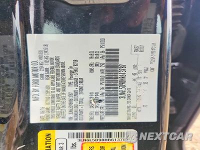 Zdjęcie 12 z 12 samochodu: 2017 LINCOLN MKZ SELECT VIN:3LN6L5D98HR613787 - miniatura