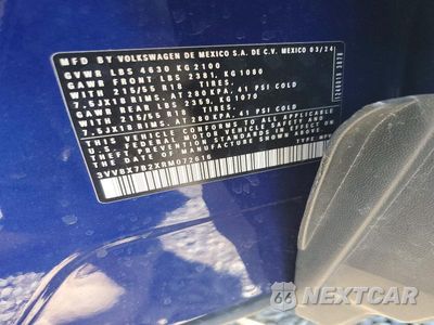 Zdjęcie 13 z 13 samochodu: 2024 VOLKSWAGEN TAOS S VIN:3VV8X7B2XRM072616 - miniatura