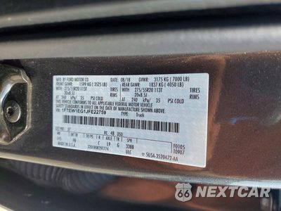 Zdjęcie 12 z 12 samochodu: 2018 FORD F150 SUPERCREW VIN:1FTEW1EG1JFE22759 - miniatura