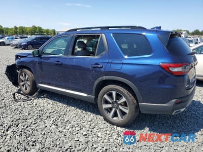 Drugie zdjęcie samochodu z przodu: 2023 HONDA PILOT TOURING VIN:5FNYG1H71PB038385 - miniatura
