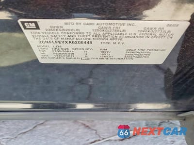 Zdjęcie 13 z 13 samochodu: 2010 CHEVROLET EQUINOX LTZ VIN:2CNFLFEYXA6206448 - miniatura