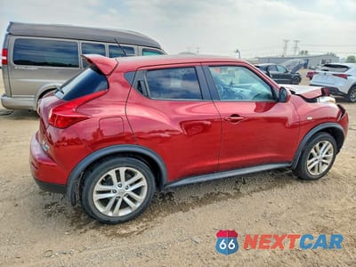 Trzecie zdjęcie samochodu z tyłu: 2014 NISSAN JUKE SV VIN:JN8AF5MVXET363647 - miniatura