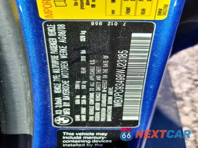 Zdjęcie 13 z 13 samochodu: 2008 BMW X3 3.0SI VIN:WBXPC93498WJ23185 - miniatura