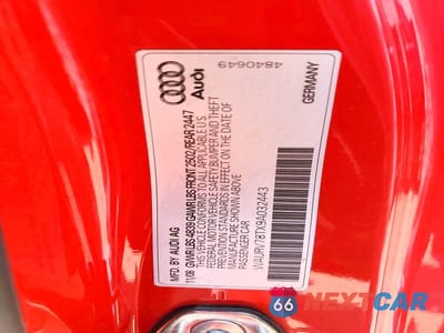Zdjęcie 12 z 12 samochodu: 2009 AUDI S5 QUATTRO VIN:WAURV78TX9A032443 - miniatura