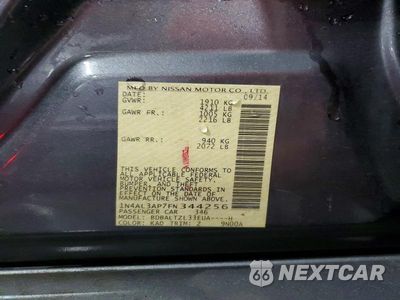 Zdjęcie 13 z 13 samochodu: 2015 NISSAN ALTIMA 2.5 SL VIN:1N4AL3AP7FN344256 - miniatura