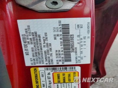 Zdjęcie 12 z 12 samochodu: 2020 FORD FUSION SE VIN:3FA6P0HD5LR100828 - miniatura