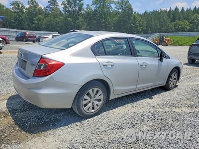 Trzecie zdjęcie samochodu z tyłu: 2012 HONDA CIVIC LX VIN:2HGFB2F56CH574624 - miniatura