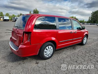 Trzecie zdjęcie samochodu z tyłu: 2012 DODGE GRAND CARAVAN SE VIN:2C4RDGBG9CR259918 - miniatura