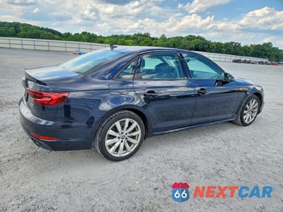 Trzecie zdjęcie samochodu z tyłu: 2018 AUDI A4 PREMIUM VIN:WAUKMAF45JA085648 - miniatura