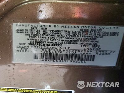 Zdjęcie 14 z 14 samochodu: 2025 NISSAN KICKS SV VIN:3N8AP6CB1SL333351 - miniatura