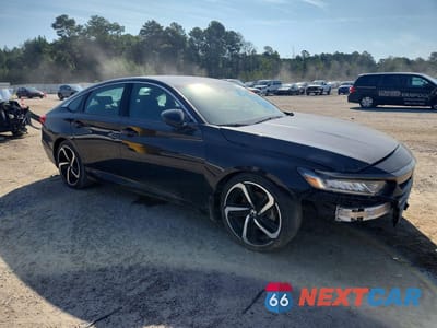 Czwarte zdjęcie samochodu z boku: 2020 HONDA ACCORD SPORT VIN:1HGCV1F35LA051421 - miniatura
