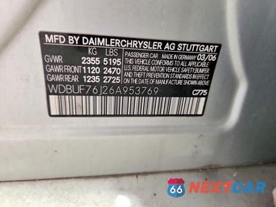 Zdjęcie 12 z 12 samochodu: 2006 MERCEDES-BENZ E 55 AMG VIN:WDBUF76J26A953769 - miniatura