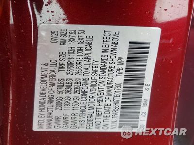 Zdjęcie 14 z 14 samochodu: 2026 HONDA CR-V SPORT-L VIN:7FARS6H87TE017600 - miniatura