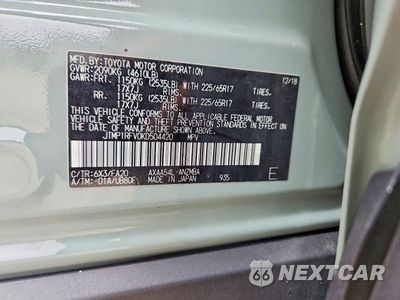 Zdjęcie 12 z 12 samochodu: 2019 TOYOTA RAV4 XLE VIN:JTMP1RFV0KD504420 - miniatura