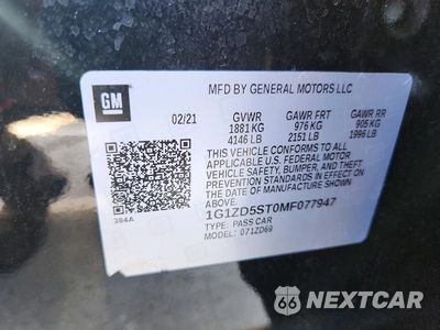 Zdjęcie 12 z 12 samochodu: 2021 CHEVROLET MALIBU LT VIN:1G1ZD5ST0MF077947 - miniatura