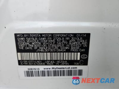 Zdjęcie 12 z 12 samochodu: 2014 LEXUS LS 460 VIN:JTHBL5EF0E5128404 - miniatura