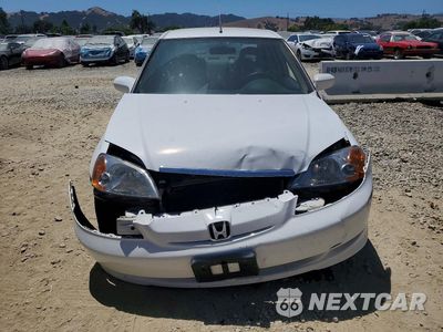 Piąte zdjęcie samochodu w środku: 2003 HONDA CIVIC HYBRID VIN:JHMES96633S017026 - miniatura