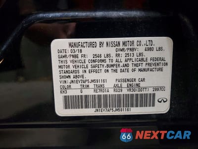 Zdjęcie 12 z 12 samochodu: 2018 INFINITI Q50 3.0T LUXE VIN:JN1EV7AP5JM591161 - miniatura