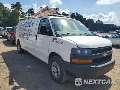 Czwarte zdjęcie samochodu z boku: 2021 CHEVROLET EXPRESS G2500 VIN:1GCWGBFP2M1286908 - miniatura