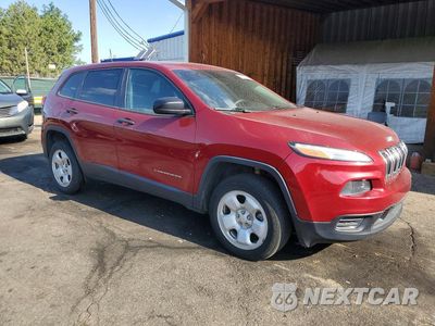 Czwarte zdjęcie samochodu z boku: 2016 JEEP CHEROKEE SPORT VIN:1C4PJLAB8GW107866 - miniatura