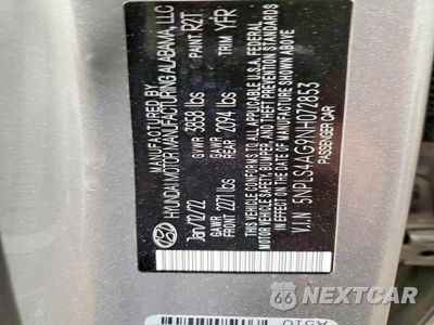 Zdjęcie 13 z 13 samochodu: 2022 HYUNDAI ELANTRA SEL VIN:5NPLS4AG9NH072853 - miniatura