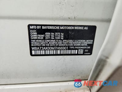 Zdjęcie 12 z 12 samochodu: 2021 BMW 228XI VIN:WBA73AK00M7H66901 - miniatura