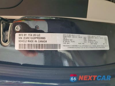 Zdjęcie 13 z 13 samochodu: 2023 CHRYSLER PACIFICA LIMITED VIN:2C4RC1GG8PR559965 - miniatura