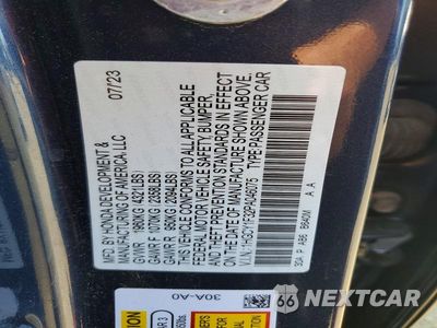 Zdjęcie 12 z 12 samochodu: 2023 HONDA ACCORD EX VIN:1HGCY1F32PA046075 - miniatura