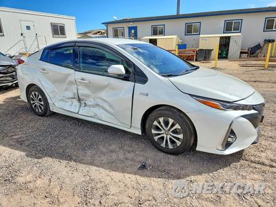 Czwarte zdjęcie samochodu z boku: 2020 TOYOTA PRIUS PRIME LE VIN:JTDKARFP3L3147818 - miniatura