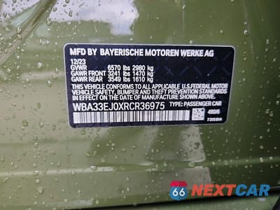 Zdjęcie 12 z 12 samochodu: 2024 BMW 760 XI VIN:WBA33EJ0XRCR36975 - miniatura