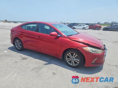 Czwarte zdjęcie samochodu z boku: 2018 HYUNDAI ELANTRA VALUE EDITION VIN:KMHD84LF3JU684341 - miniatura