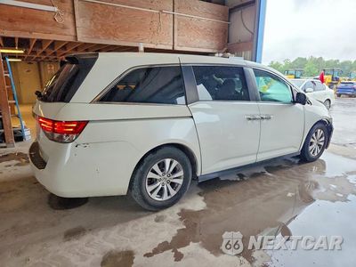 Trzecie zdjęcie samochodu z tyłu: 2014 HONDA ODYSSEY EX VIN:5FNRL5H49EB005127 - miniatura