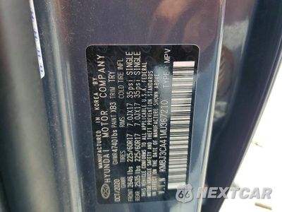 Zdjęcie 14 z 14 samochodu: 2021 HYUNDAI TUCSON VALUE VIN:KM8J3CA41MU367210 - miniatura