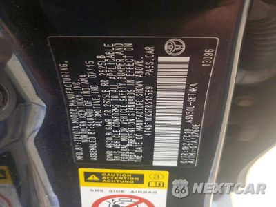 Zdjęcie 12 z 12 samochodu: 2015 TOYOTA CAMRY LE VIN:4T4BF1FK5FR512569 - miniatura