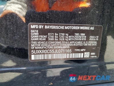 Zdjęcie 14 z 14 samochodu: 2018 BMW X5 XDRIVE35I VIN:5UXKR0C55JL071165 - miniatura