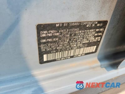 Zdjęcie 12 z 12 samochodu: 2021 SUBARU CROSSTREK PREMIUM VIN:JF2GTAPC0M8375522 - miniatura