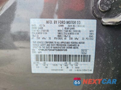 Zdjęcie 13 z 13 samochodu: 2026 FORD EXPLORER ACTIVE VIN:1FMUK7DH4TGB09105 - miniatura