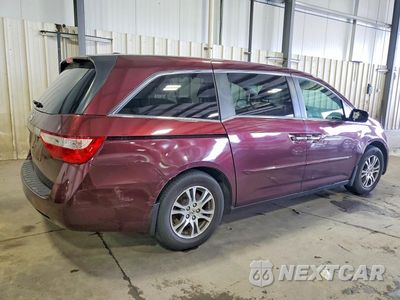 Trzecie zdjęcie samochodu z tyłu: 2011 HONDA ODYSSEY EXL VIN:5FNRL5H65BB055665 - miniatura