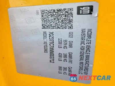 Zdjęcie 14 z 14 samochodu: 2022 GMC SAVANA CUTWAY BOX TRUCK VIN:7GZ37TC7XNN002712 - miniatura