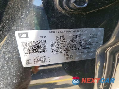 Zdjęcie 12 z 12 samochodu: 2019 CHEVROLET COLORADO LT VIN:1GCGSCEN4K1276032 - miniatura