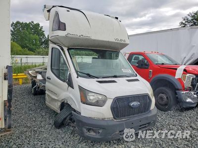 Czwarte zdjęcie samochodu z boku: 2023 FORD TRANSIT DELIVERY TRUCK VIN:1FDBF6P8XPKC07558 - miniatura