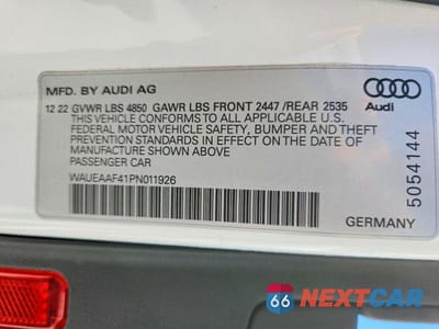 Zdjęcie 13 z 13 samochodu: 2023 AUDI A4 PREMIUM PLUS 45 VIN:WAUEAAF41PN011926 - miniatura