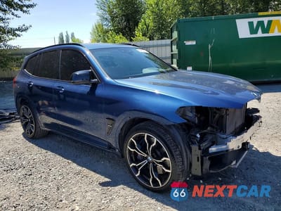 Czwarte zdjęcie samochodu z boku: 2021 BMW X3 M COMPETITION VIN:5YMTS0C04M9F29207 - miniatura