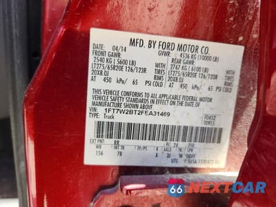 Zdjęcie 12 z 12 samochodu: 2015 FORD F250 SUPER DUTY VIN:1FT7W2BT2FEA31469 - miniatura